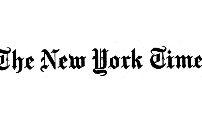 New York Times, 31-5-2012